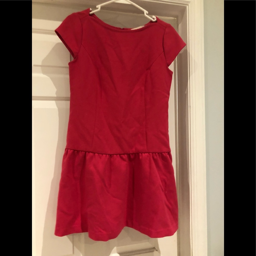 Loft hot pink dress